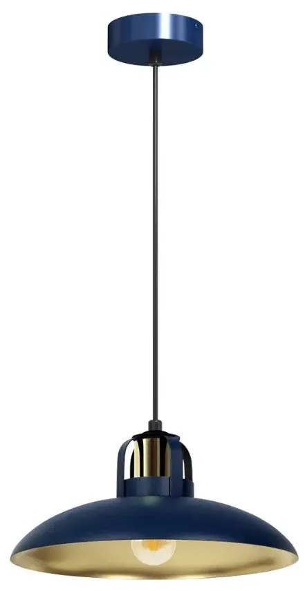 Industrialna lampa wisząca granatowa - K483 Tubros 5X