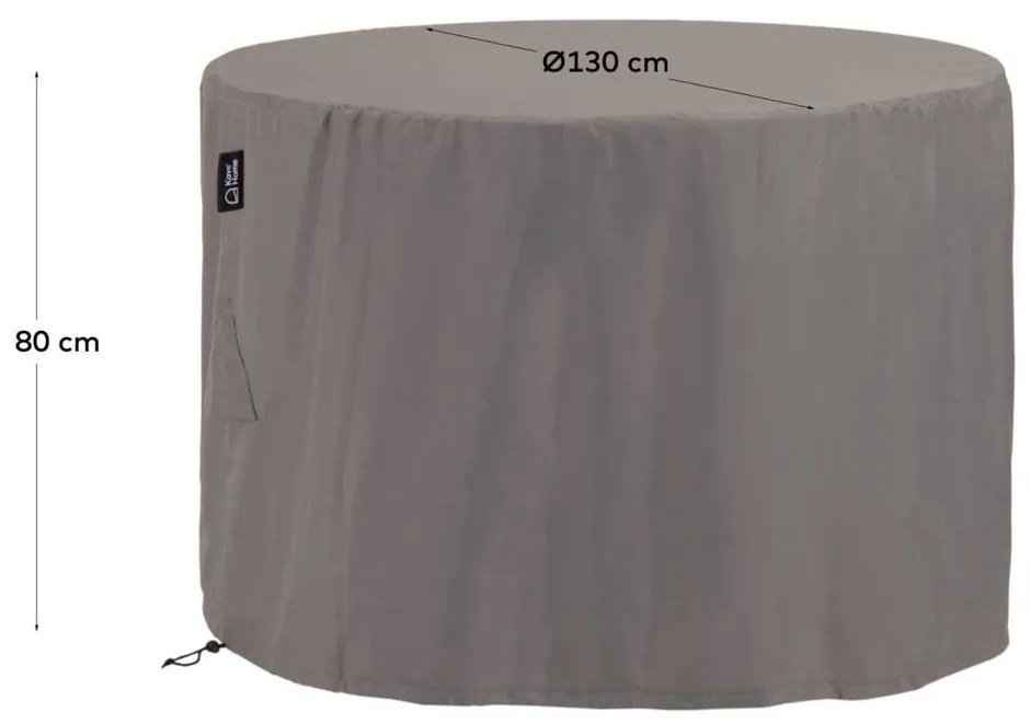 Pokrowiec na meble ogrodowe ø 130 cm Iria – Kave Home