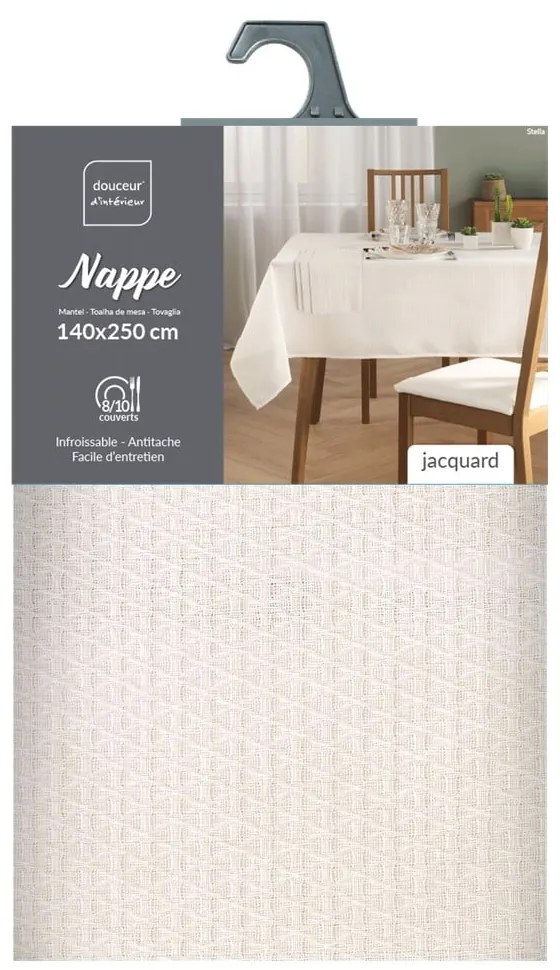 Obrus żakardowy 140x250 cm Stella – douceur d'intérieur