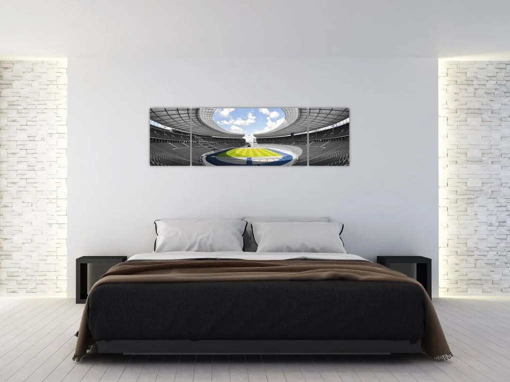Obraz - stadion piłkarski (170x50 cm)