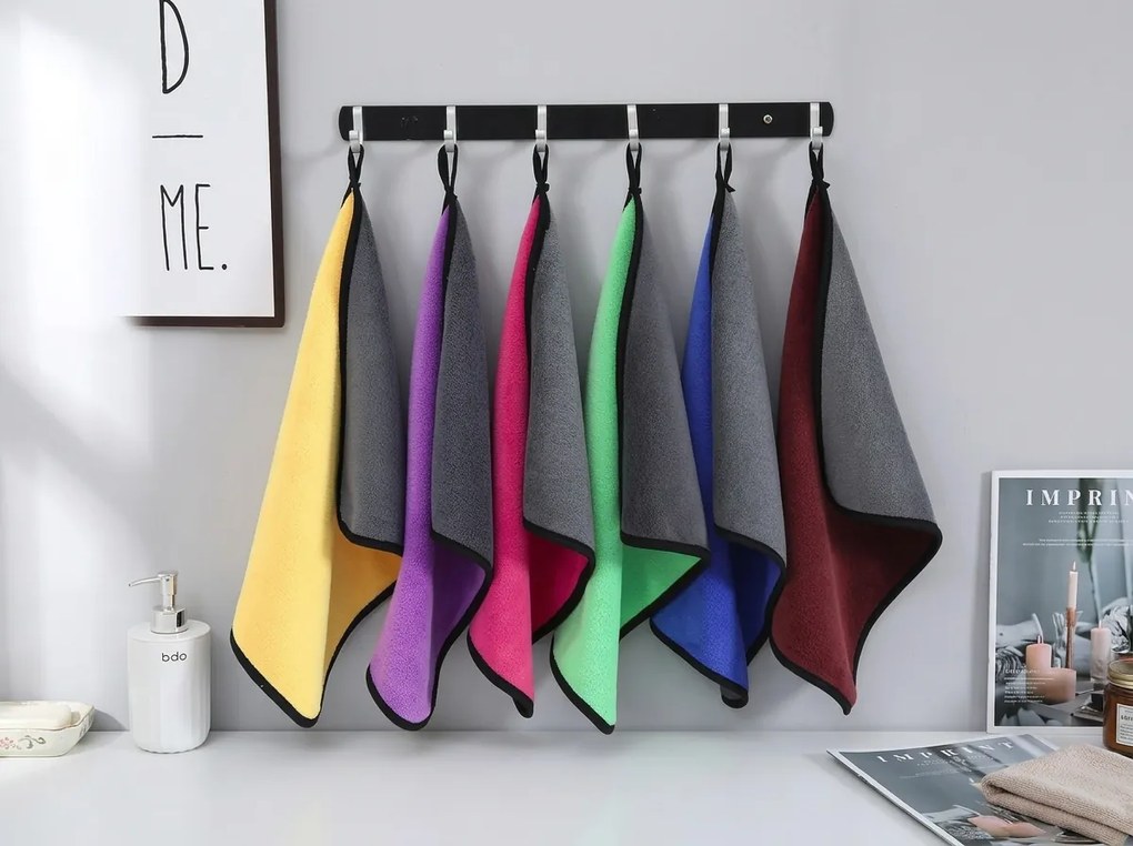 Ścierka z mikrofibry MICROZA 30x40 cm - różne kolory Kolor: Fioletowy
