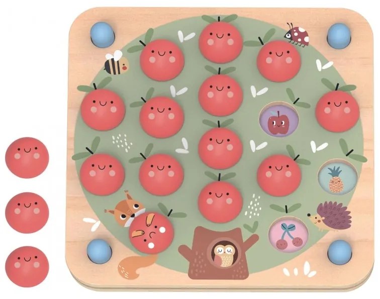 Tooky toy memory gra pamięciowa jabłuszka