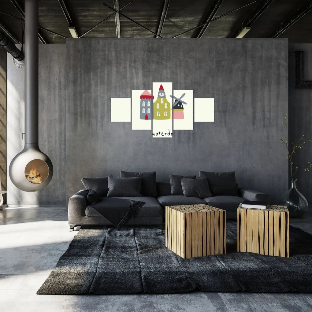 Obraz - Miasta Europy N⁰4 (125x70 cm)