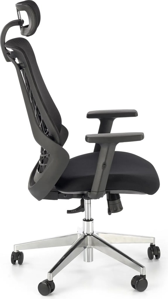 Ergonomiczny fotel biurowy Geronimo, zgodny z normą BHP