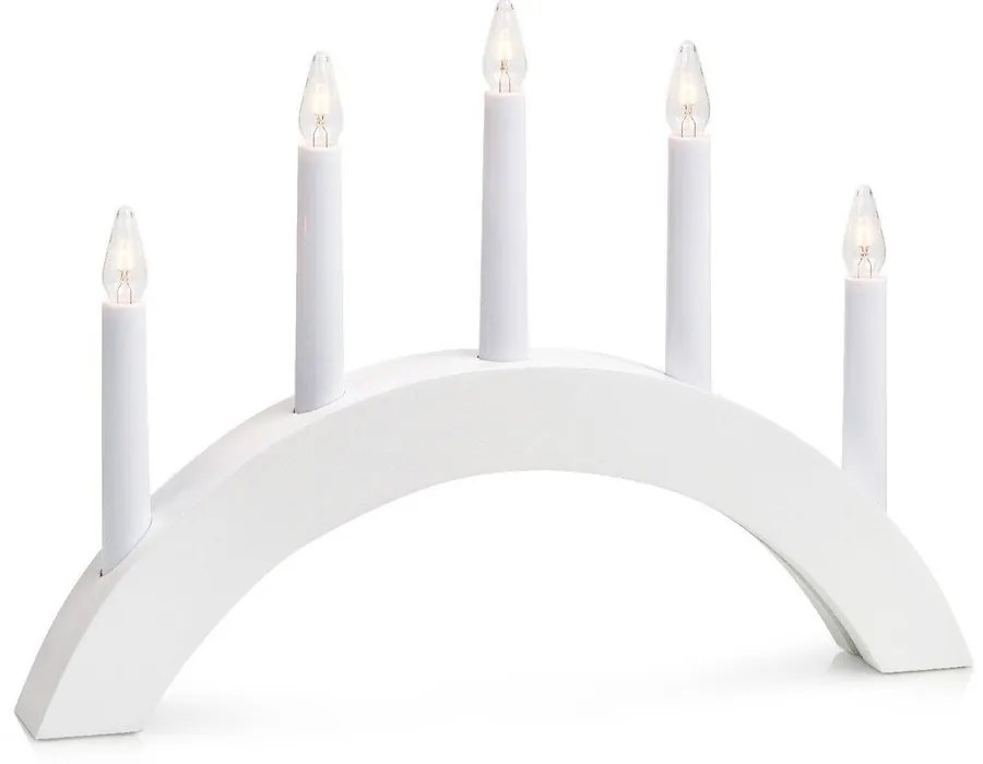 Biała dekoracja świetlna ze świątecznym motywem Atle – Markslöjd