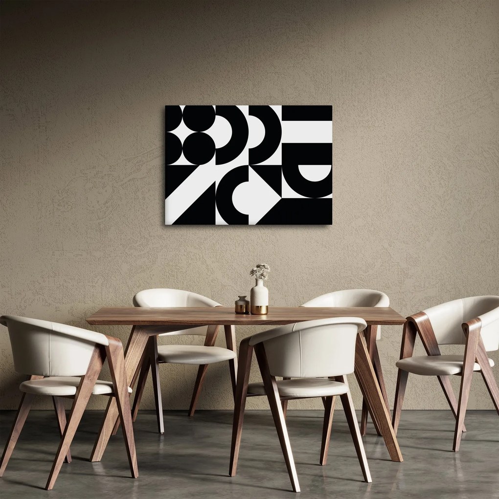 Obraz - Abstrakcja geometryczna N⁰2 (70x50 cm)