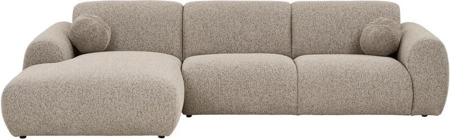 Szarobeżowy narożnik (lewostronny/z szezlongiem) Clyde – House Nordic