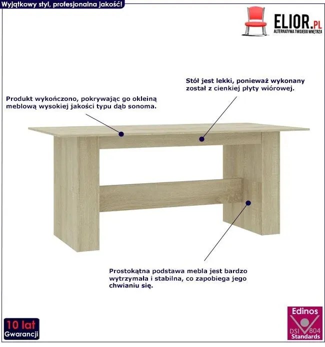 Stół jadalniany F6-R53