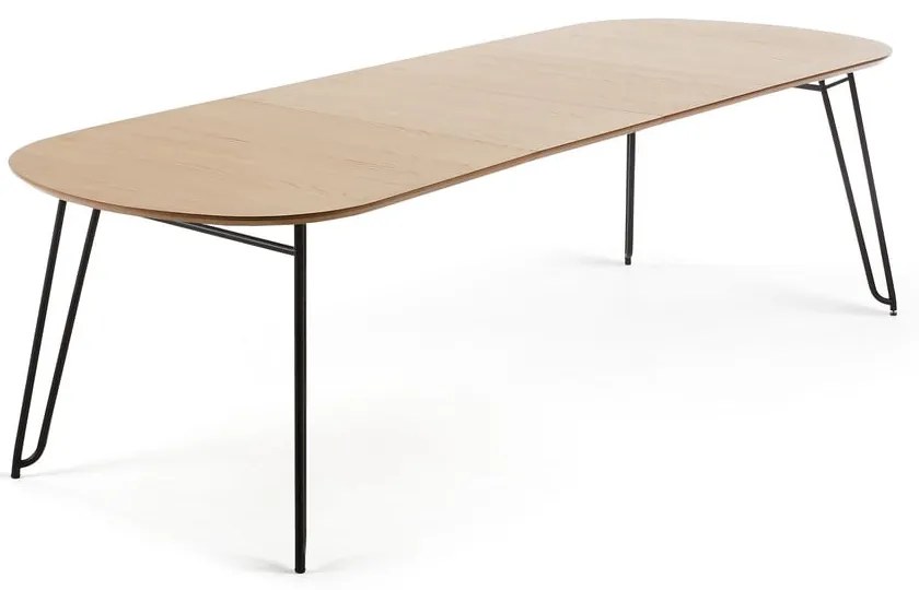 Rozkładany stół w dekorze dębu 100x170 cm Novac – Kave Home