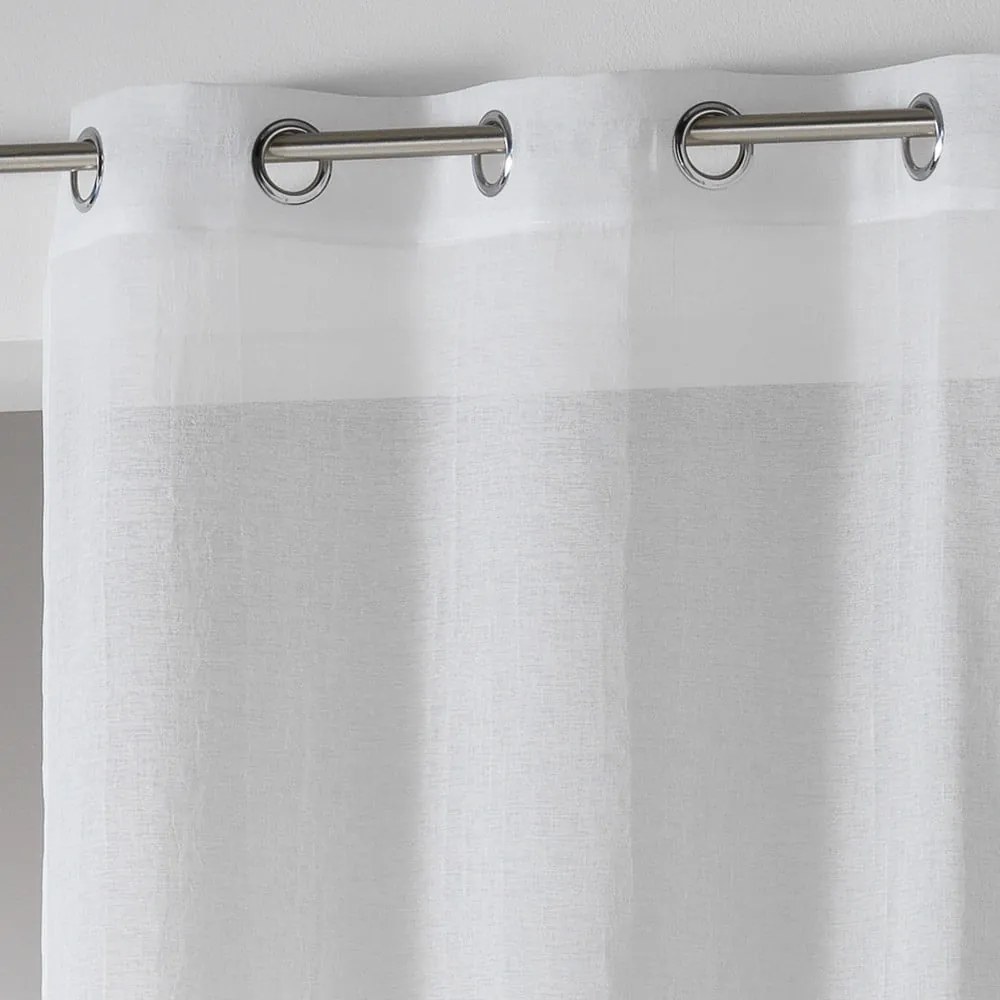 Biała firanka 140x280 cm Telma – douceur d'intérieur