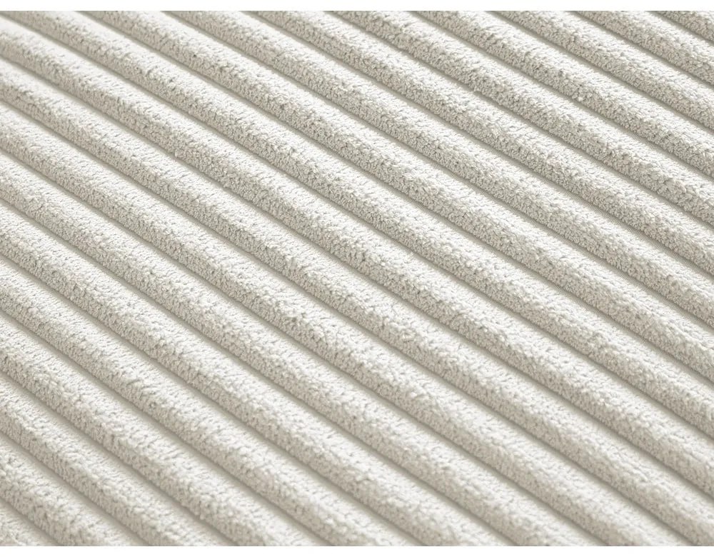 Beżowa sztruksowa rozkładana/ze schowkiem sofa 244 cm Chelsea – Bobochic Paris