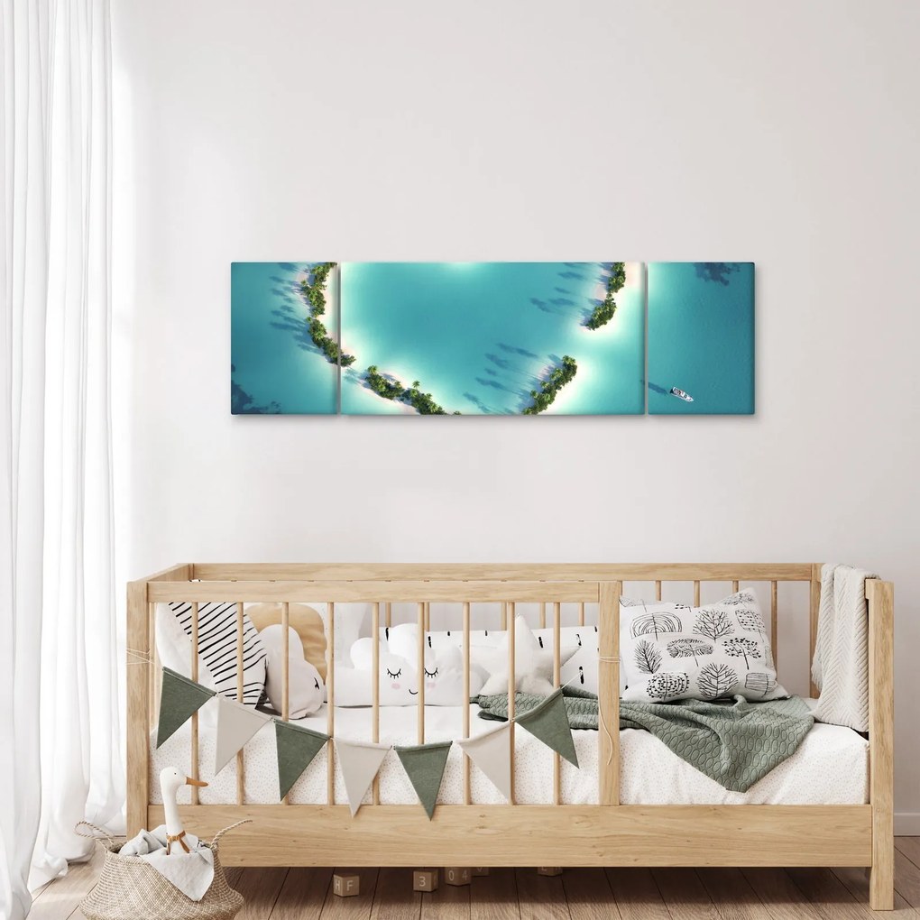 Obraz - Wyspy serca (170x50 cm)