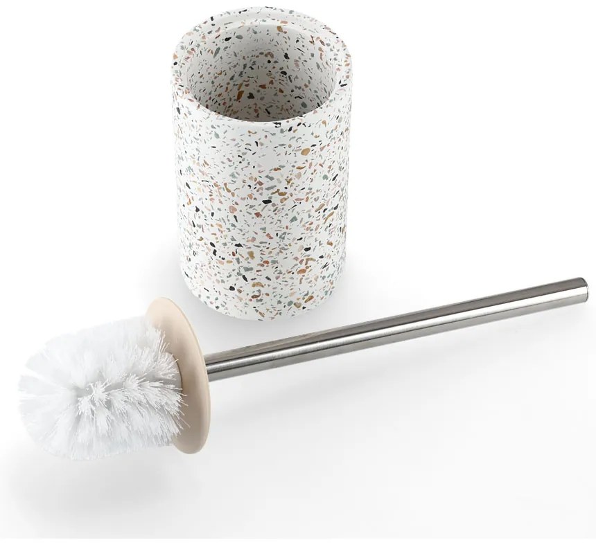Szczotka WC z cementowym pojemnikiem TERRAZZO, Ø 10,3 cm