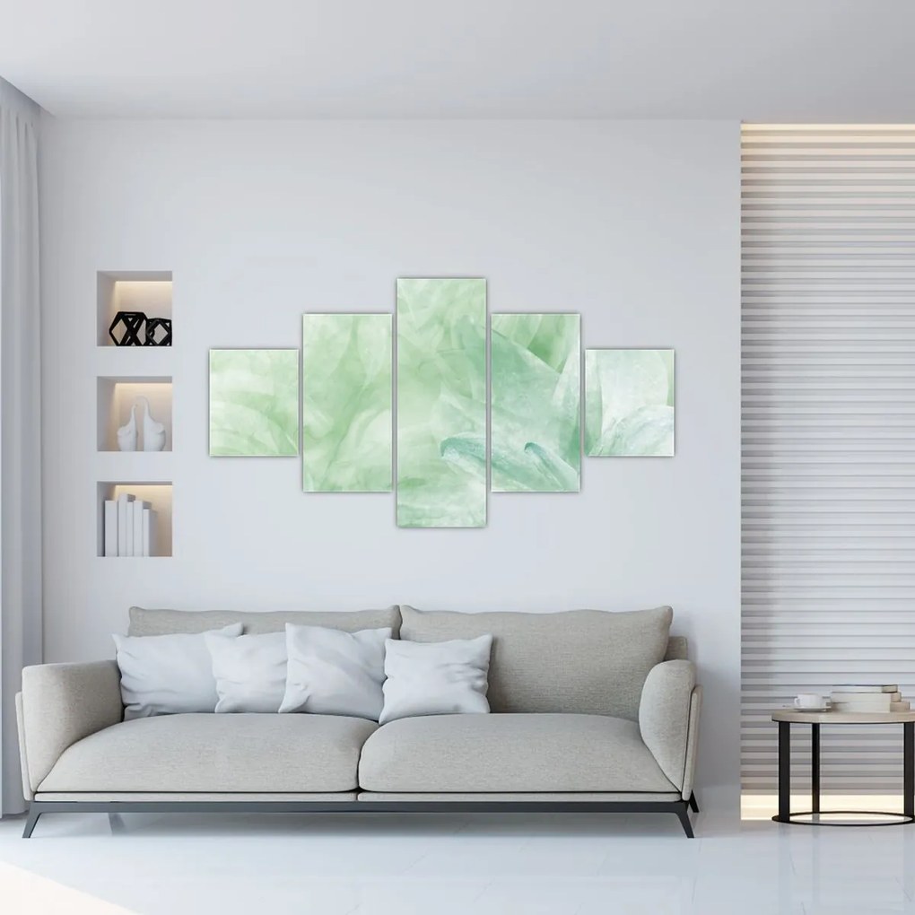 Obraz - Zielony kwiat (125x70 cm)