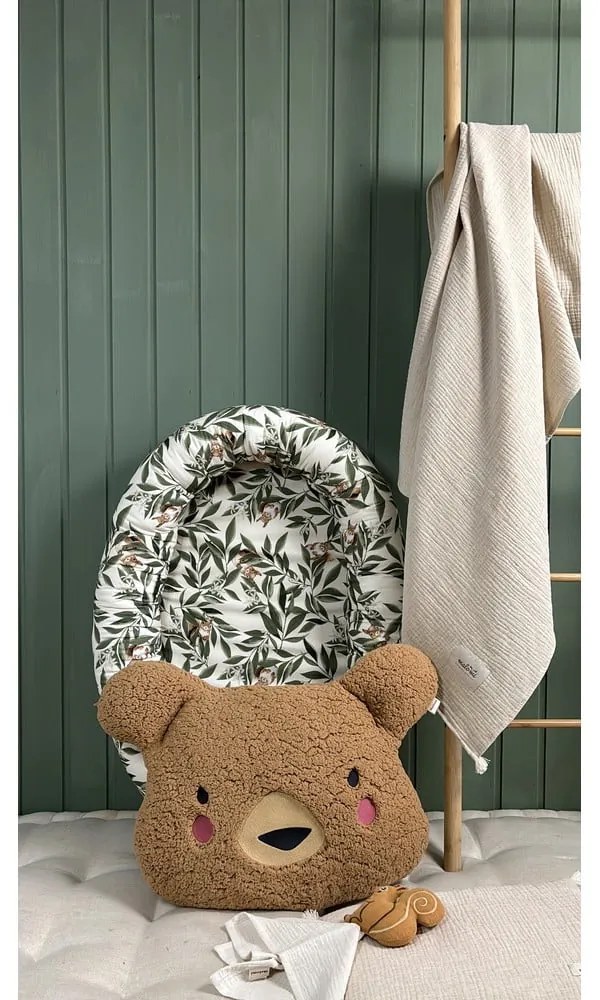 Poduszka dziecięca z mikropluszu Bear – Malomi Kids