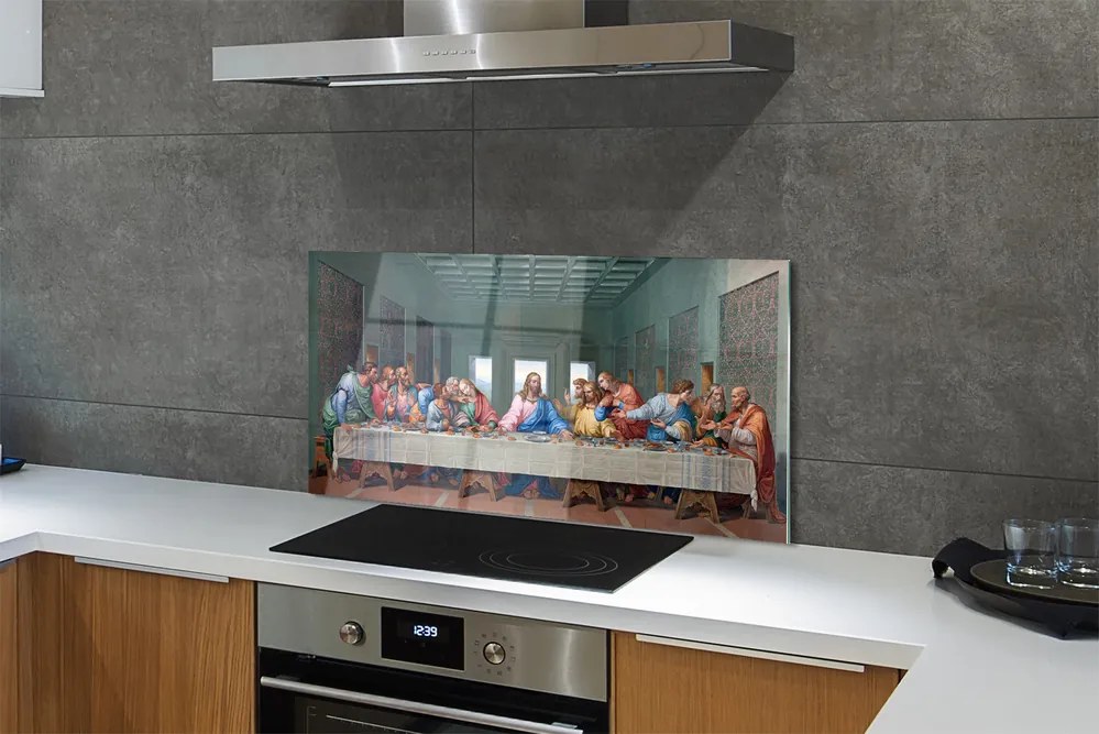 Panel szklany do Kuchni Ostatnia Wieczerza - Da Vinci