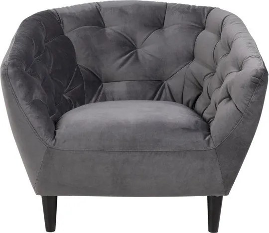 Pikowany fotel w stylu glamour Ria Vic