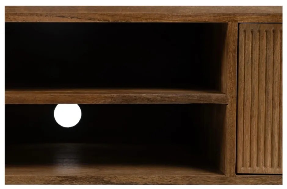 Szafka pod TV z litego drewna mango 150x50 cm Apricot – Ixia
