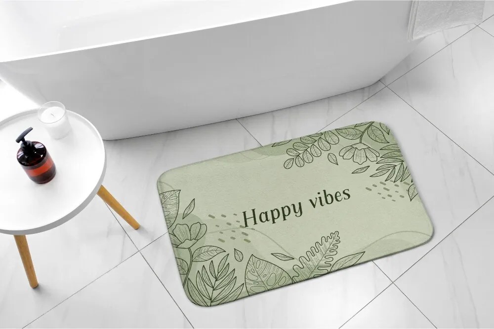 Dywanik łazienkowy Dywanik łazienkowy Motyw florystyczny