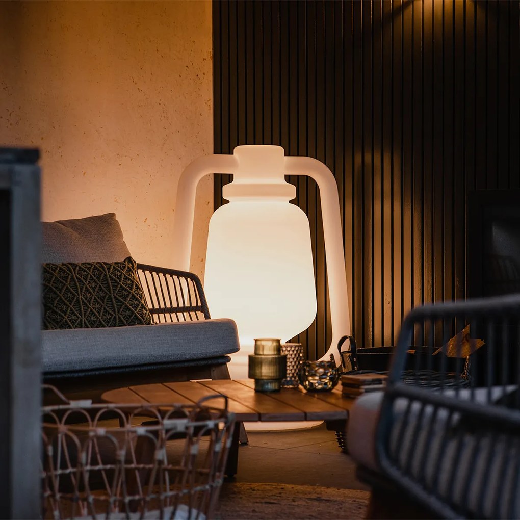 Zewnetrzna Inteligentna lampa podłogowa biała 110 cm w tym Wi-Fi G95 - Storm Extra Large Nowoczesny Oswietlenie zewnetrzne