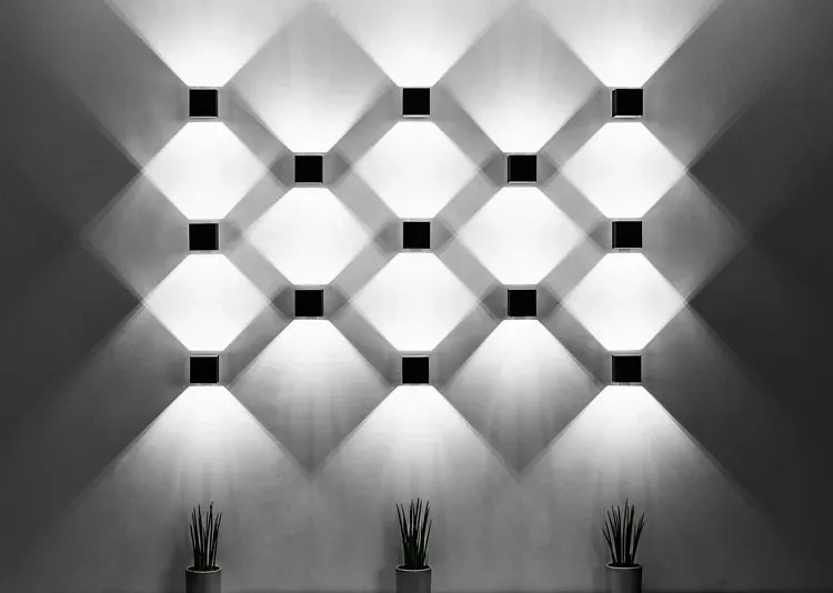 Geometryczny kinkiet antracyt - 7X E716 N7-K45