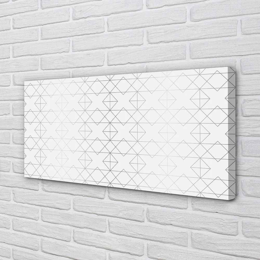 Obraz na płótnie Zarys Wielokątów