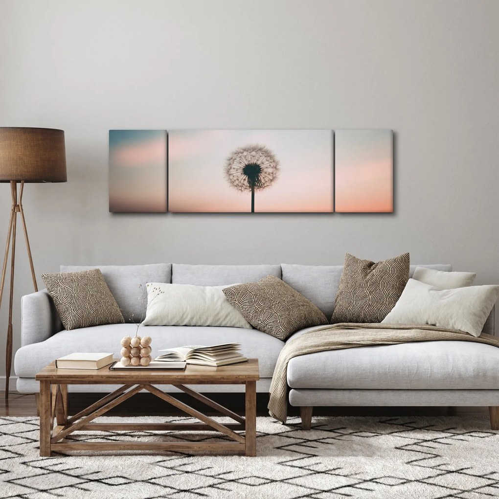 Obraz - Trzymam cię, dmuchawcu (170x50 cm)