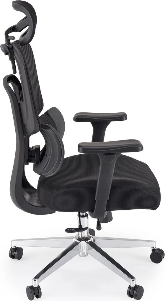 Fotel biurowy ergonomiczny Booster Halmar z regulowanym zagłówkiem