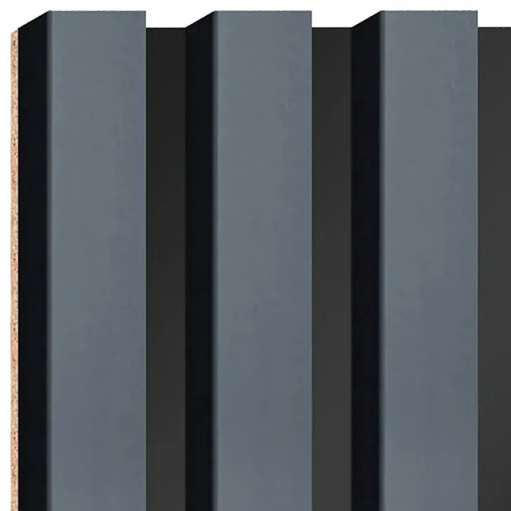 Akustyczne panele lamelowe 2 szt. antracyt G4-W74