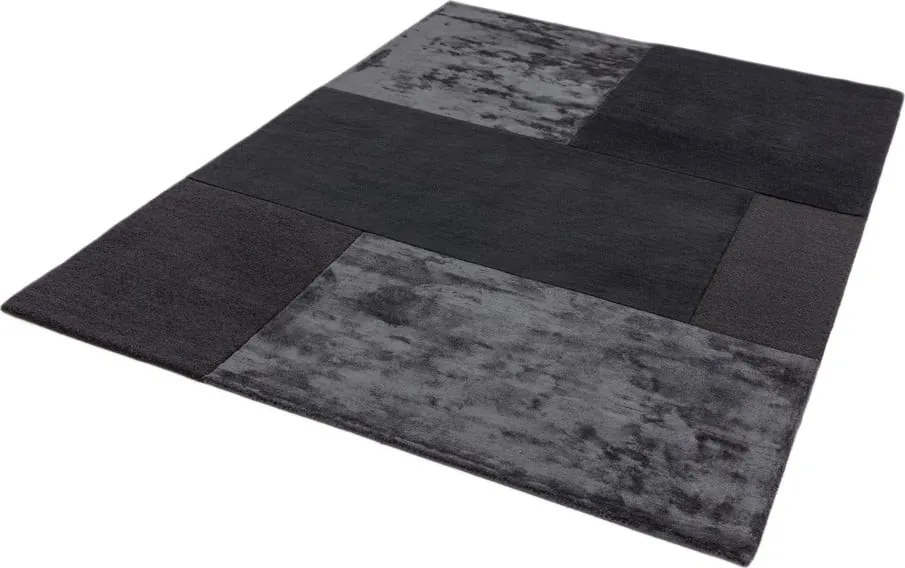 Ciemnoszary dywan Asiatic Carpets Tate Tonal Textures, 200x290 cm