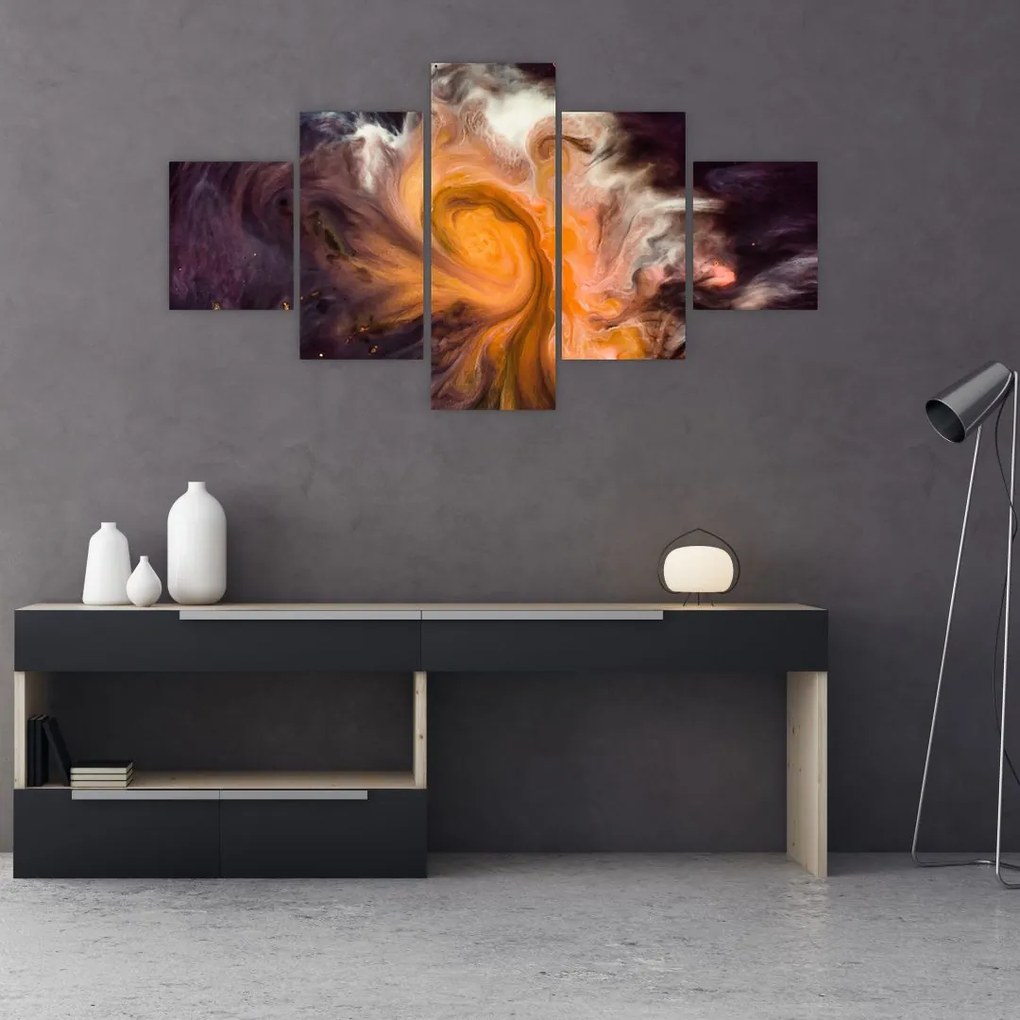 Abstrakcyjny obraz - kosmos (125x70 cm)