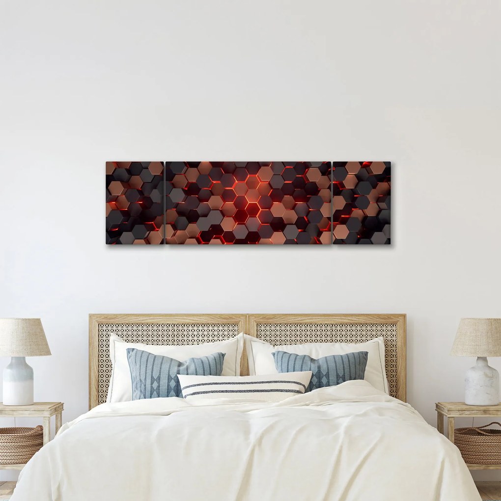 Obraz - Futurystyczna abstrakcja (170x50 cm)