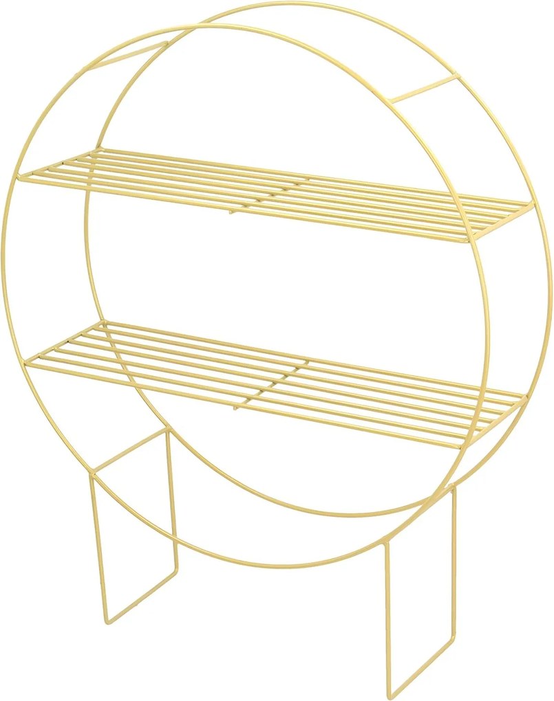 Półka - stojak Chicago gold wys.60,5cm