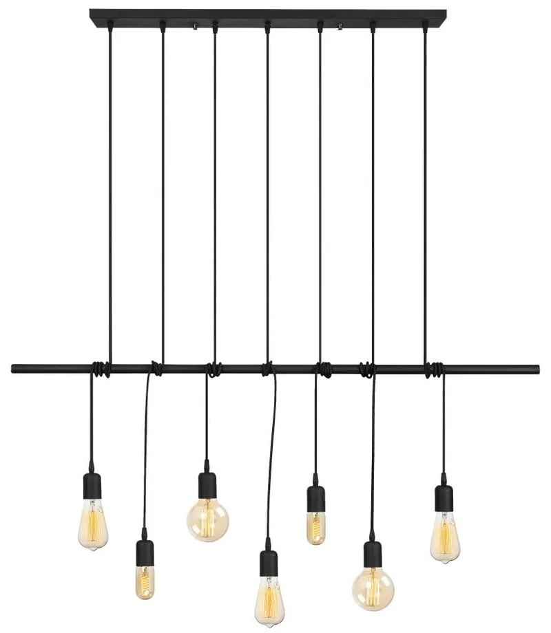 Czarna metalowa lampa wisząca Opviq lights Vincent