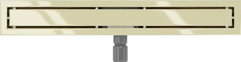 Mexen Flat M13 odpływ liniowy 2w1 60 cm, złoty - 1510060-15