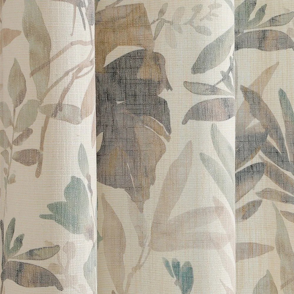 Kremowa/szaroniebieska zasłona 135x250 cm Celesta – Restilo