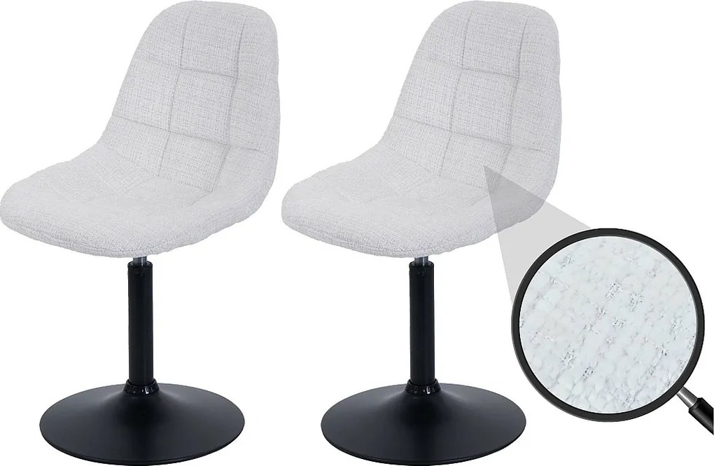 Krzesło do jadalni MCW-A60 (zestaw 2 sztuk),  kremowy