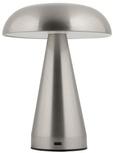 Lampa stołowa grzybek LED RACHEL, bezprzewodowa, Ø 15,5 cm