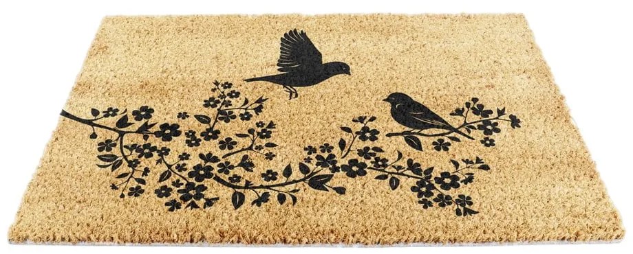 Wycieraczka z włókna kokosowego 40x60 cm Birds On a Tree – Artsy Doormats