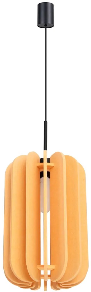 Żółta wisząca lampa  z filcu M157 P9-L83