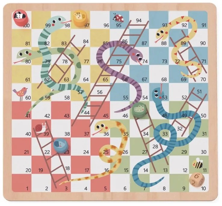 Woopie green gry planszowe logiczne 2w1 ludo chińczyk + uwolnij zwierzątka