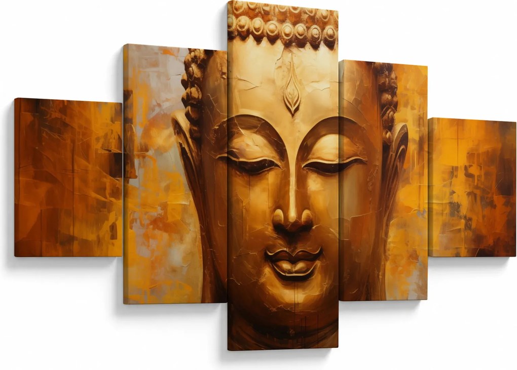 Obraz - Budda, obraz olejny (125x70 cm)