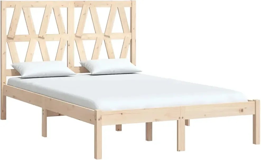 Łóżko z litego drewna sosny 120x200 C4-L96