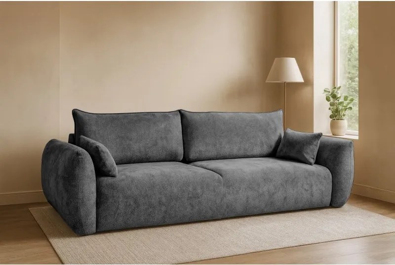 Sofa Kanapa SAPHIRE 3 osobowa wolnostojąca w tkaninie FLOW 21