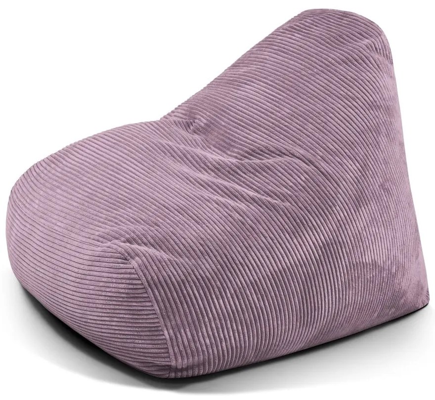 Fioletowy sztruksowy worek do siedzenia Snug 100 – SLOWDOWN
