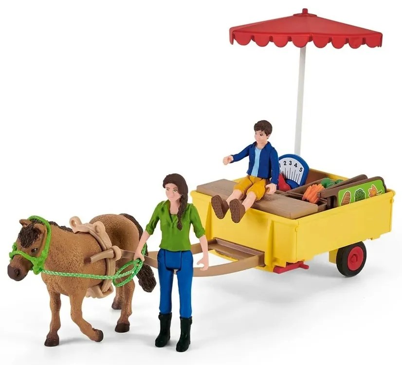 Schleich 42528 Mobilne stoisko z artykułami rolnymi