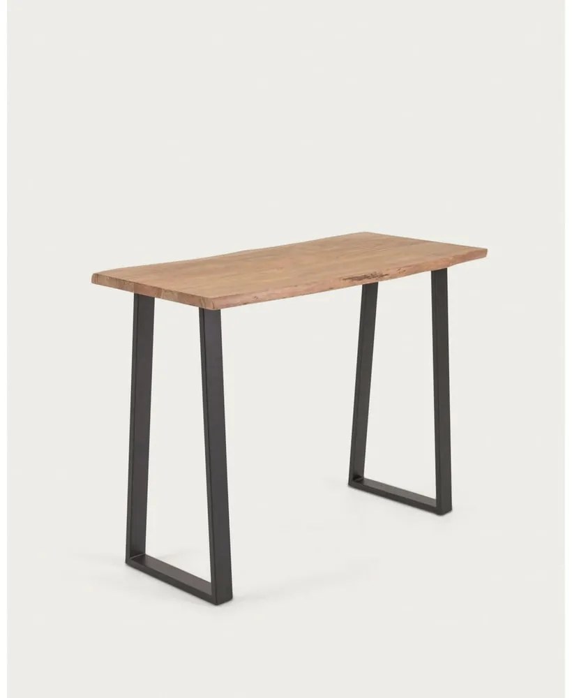 Stolik barowy z blatem z drewna akacjowego 60x140 cm Alaia – Kave Home