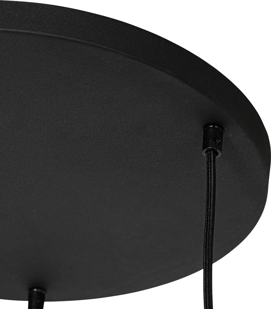 Nowoczesna lampa wisząca biała 3-światłowa - Cloth