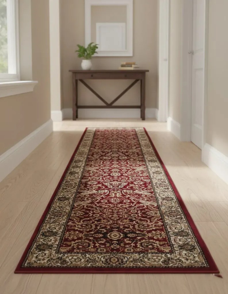 Czerwony chodnik na metry z rozetą G2-H34