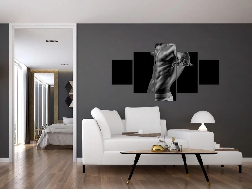 Obraz - Akt męski (125x70 cm)